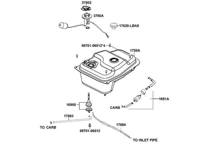 Bränsletank - Tankgivare